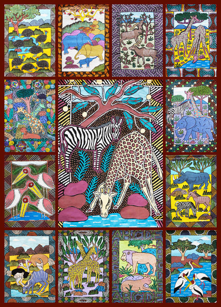 African Animals 1000 Piece Jigsaw Puzzle - Because business IS personal Hennessy Puzzles