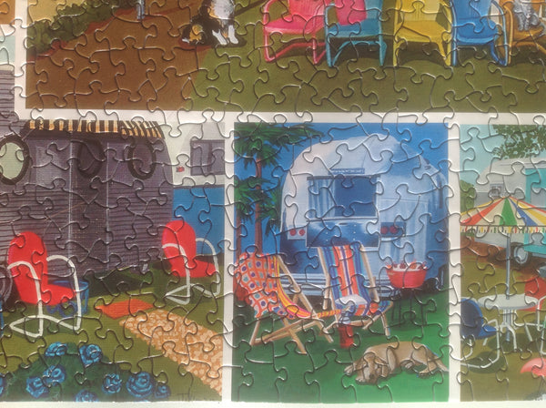 Vintage Trailer Jigsaw Puzzle - Because business IS personal Hennessy Puzzles