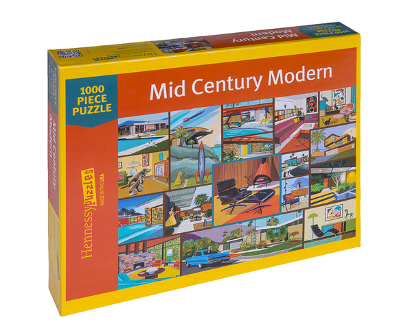 Mid Century Modern Jigsaw Puzzle - Because business IS personal Hennessy Puzzles