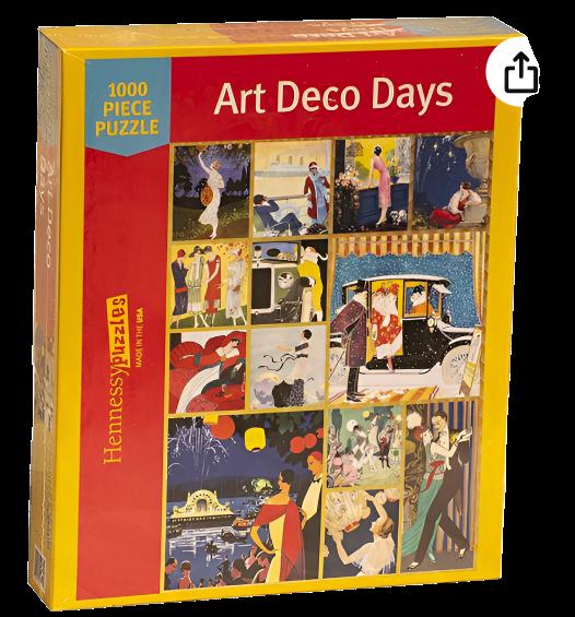 Art Deco Days 1000 Piece Jigsaw Puzzle