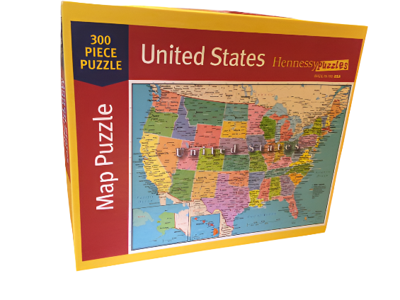 U.S.A. Map Puzzle 300 Piece