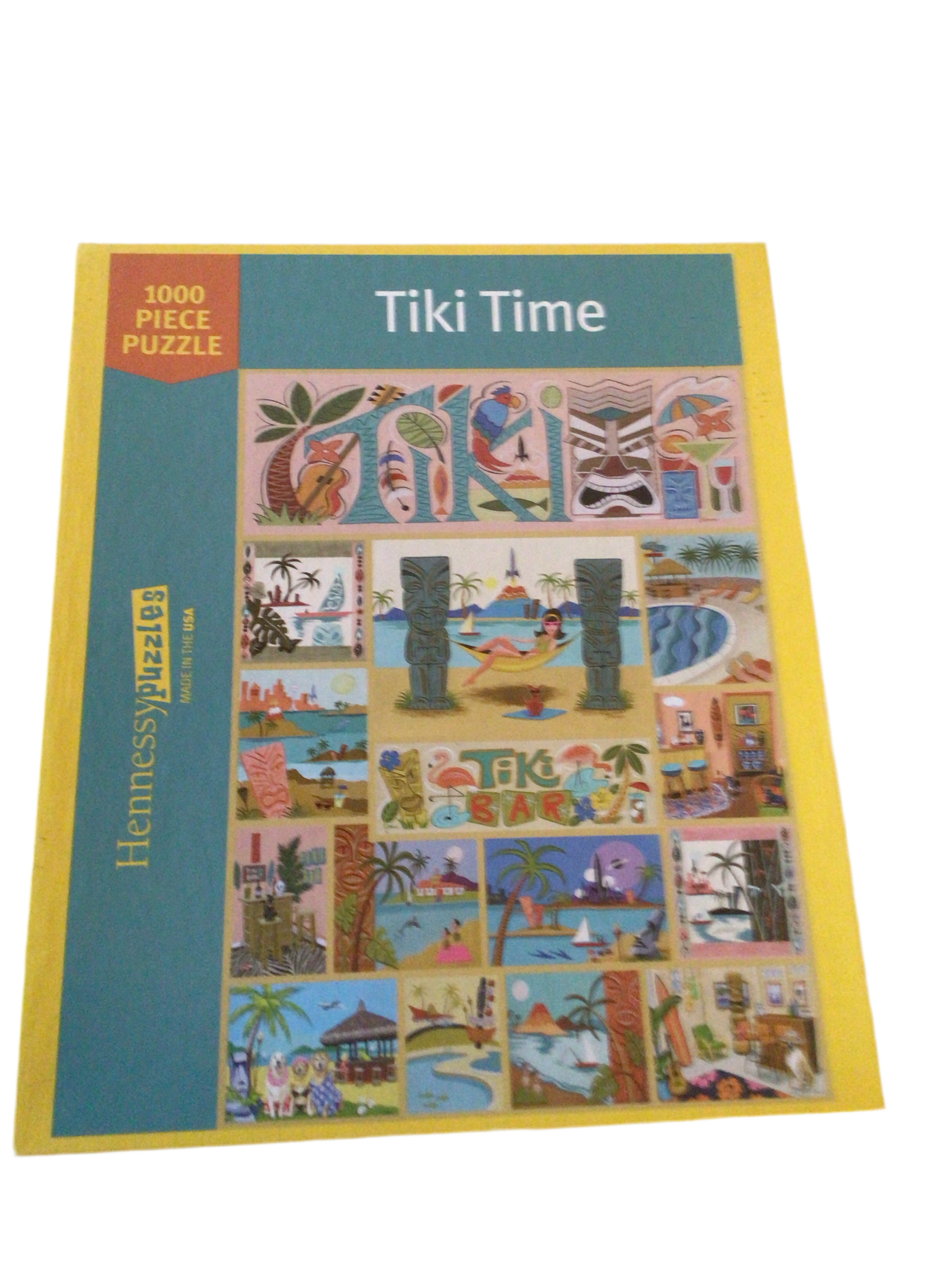 Tiki Time 1000 Piece Jigsaw Puzzle – Hennessy Puzzles: Because