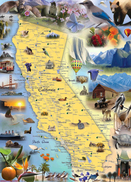 California Jigsaw Puzzle - Because business IS personal Hennessy Puzzles