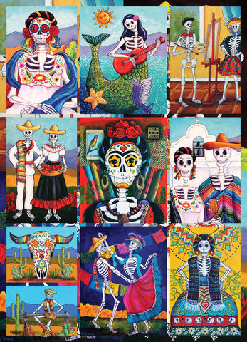 Dia De Los Muertos 1000 Piece - Because business IS personal Hennessy Puzzles