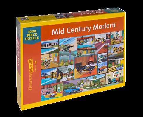 Mid Century Modern Jigsaw Puzzle - Because business IS personal Hennessy Puzzles