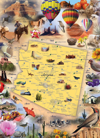 Arizona Jigsaw Puzzle - Because business IS personal Hennessy Puzzles